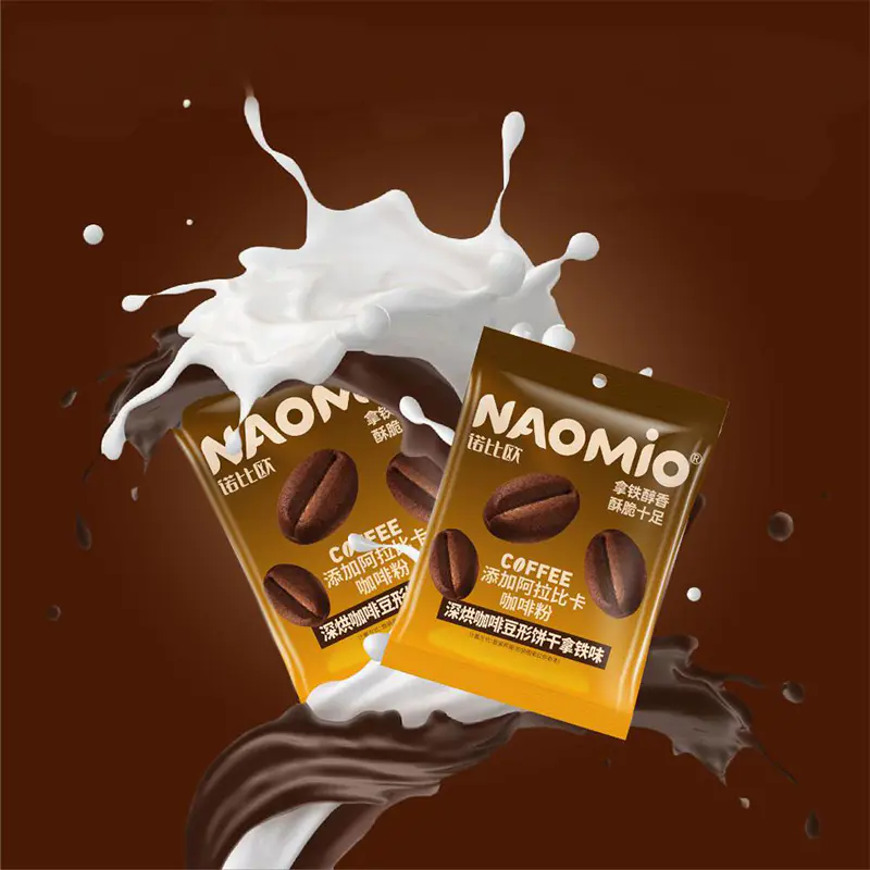 Biscoitos de café com sabor de café com leite