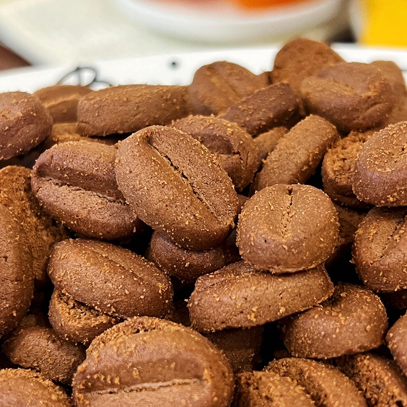 Biscoitos de café com sabor de café com leite